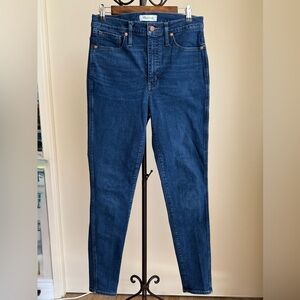 Madewell 10”’High-rise Skinny Women's Blue Jeans
